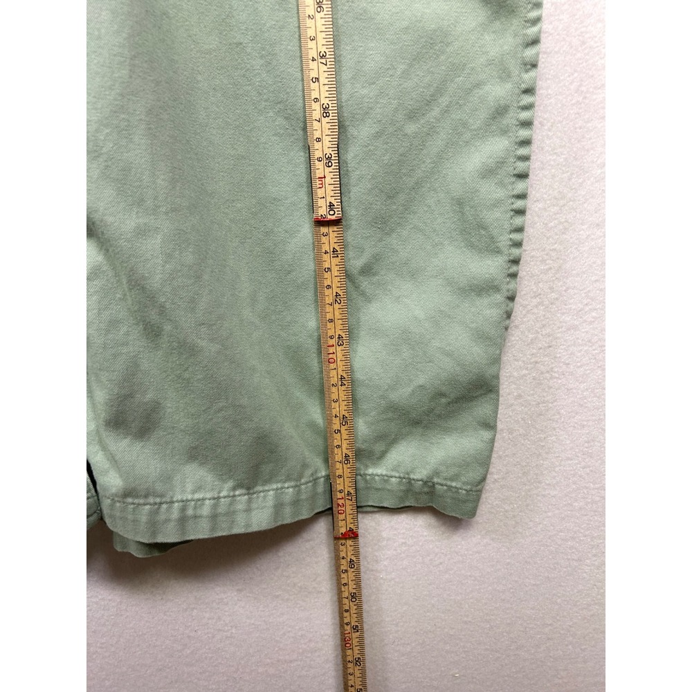 Utility Safari C.B. Casual Women Large Sage Green Cotton Button Front Maxi Dress - Picture 6 of 10